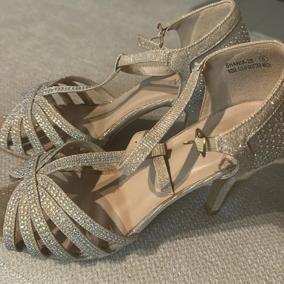 “Bella Marie” Rhinestone Heels - Picture 4 of 5